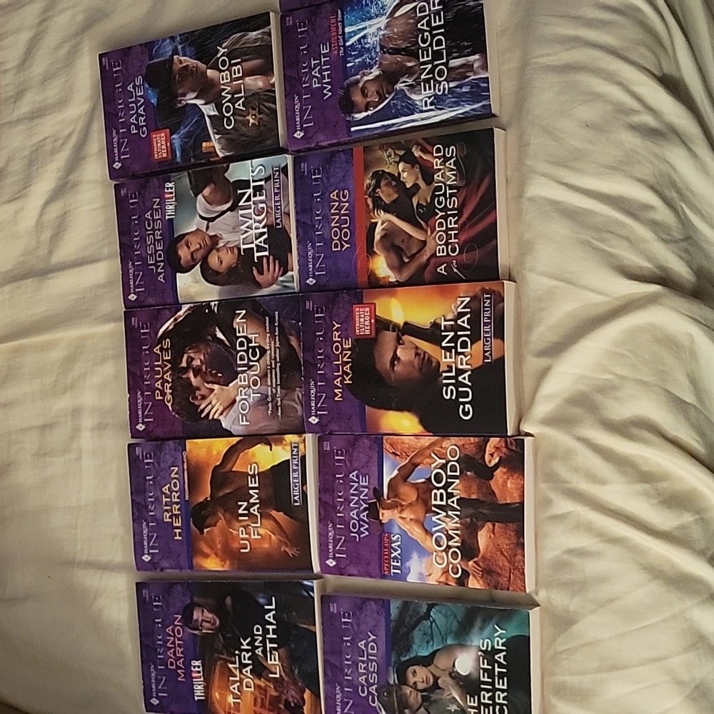Harlequin Intrigue Books Set Of 11